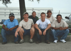 Pictured is Chase Mullin, second to left, and his team around 2005-2006