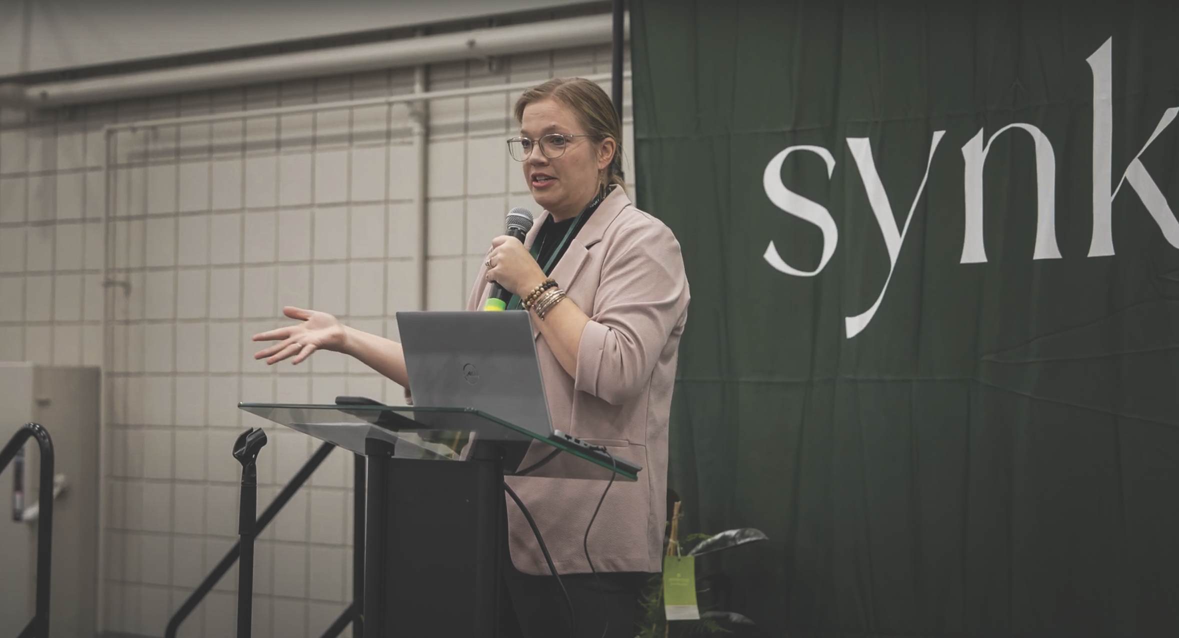 Claire Goldman Speaking at SYNKD Live 2024