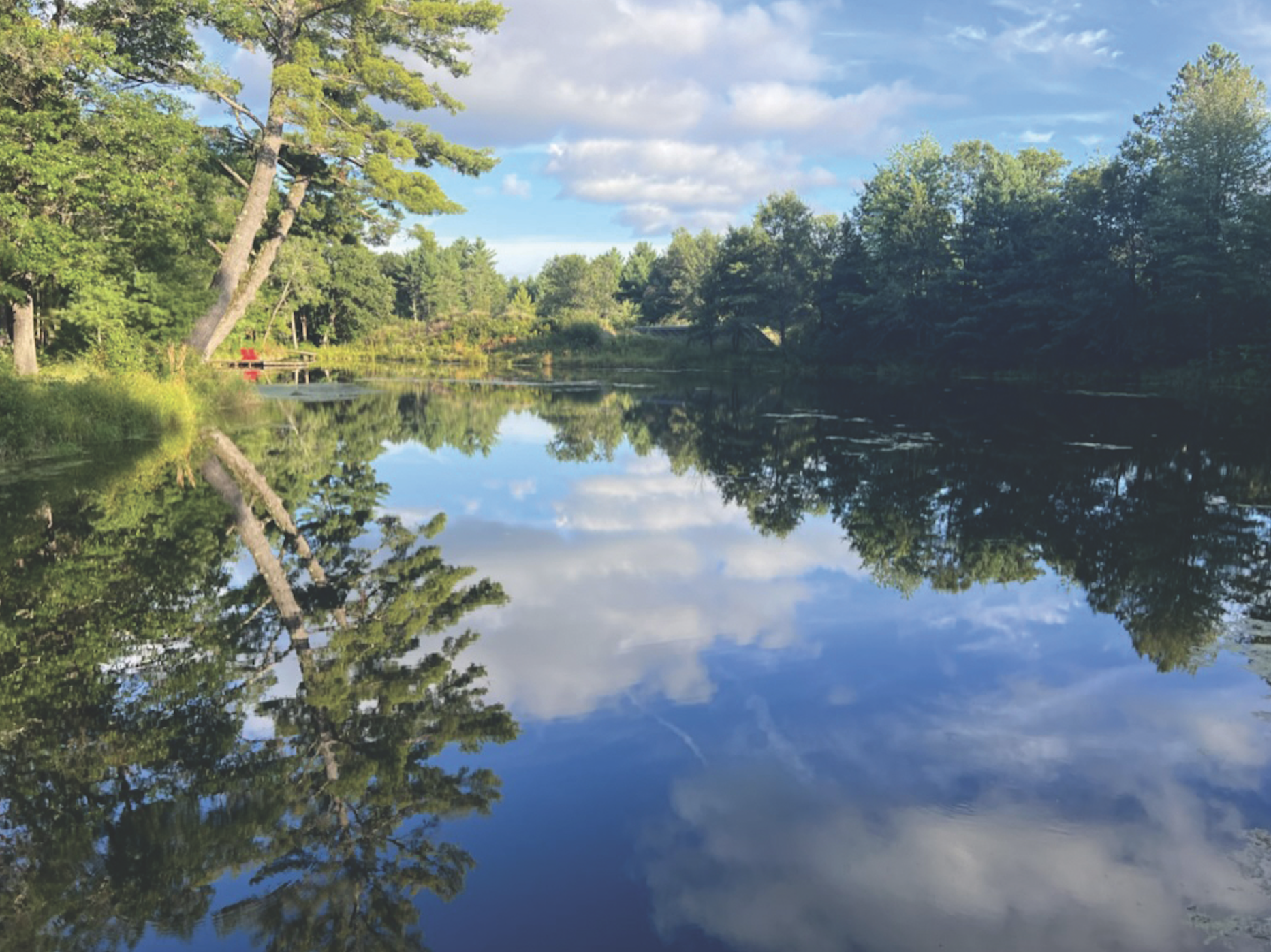 Private trout lake in Wisconsin treated with Moleaer's nanobubble technology 