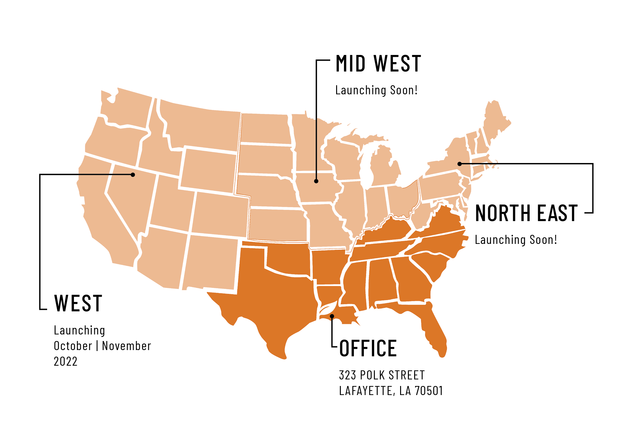 Map with Lines