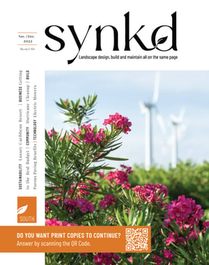 SYNKD South November|December 2022 issue featured Landform Design Group's private Bahama resort project.