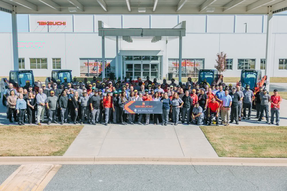 Takeuchi Facility in South Carolina Earns ISO 9001:2015 Certification