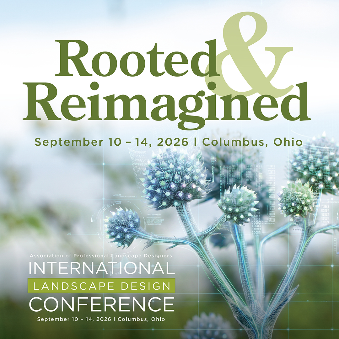APLD Partners with Industry Influencer Nick McCullough for Exclusive 2026 International Landscape Design Conference September 10–14, 2026, in Columbus, Ohio