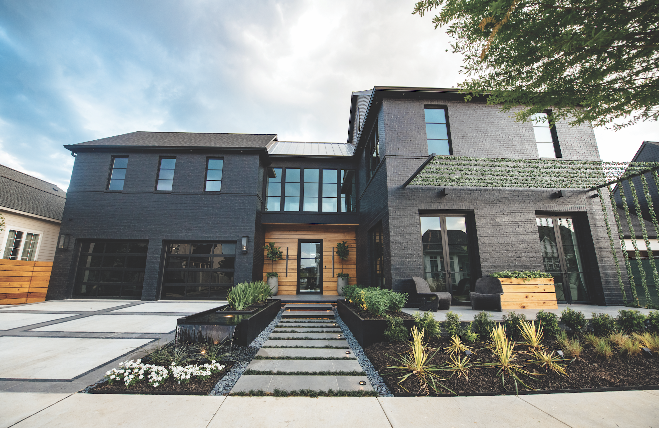 Front of the house that Dantin Builders and GM Design Studio collaborated on