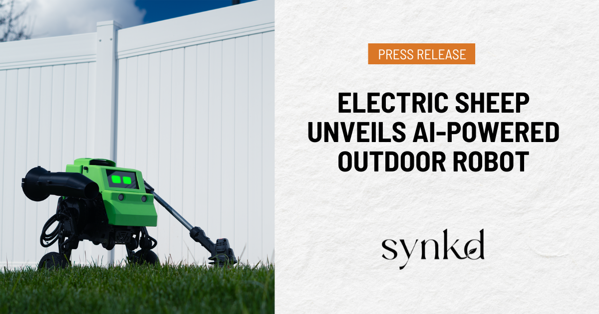 Electric Sheep Unveils AI-Powered Outdoor Robot