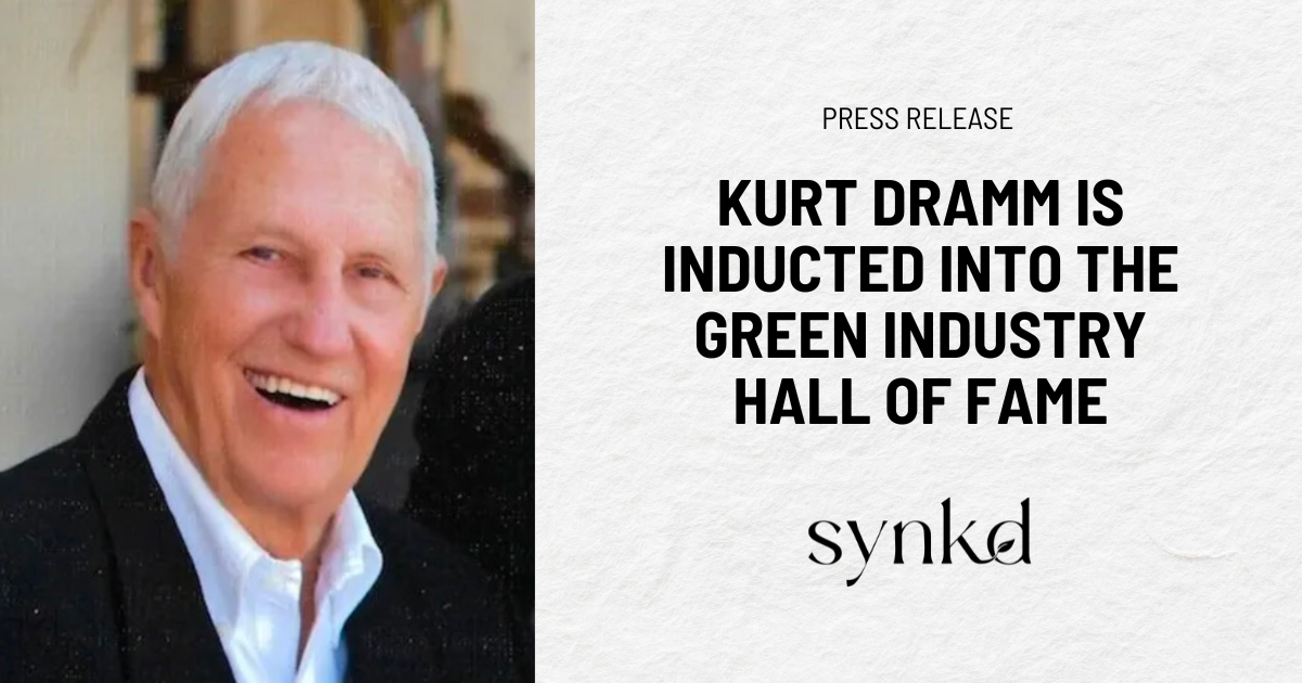 Kurt Dramm is inducted into the Green Industry Hall of Fame in 2023.