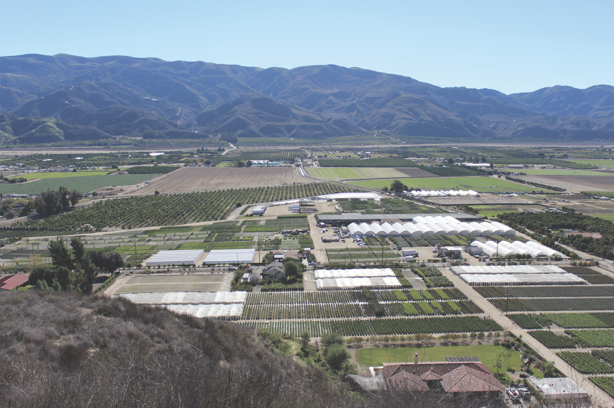 Piru Aerial Mountains