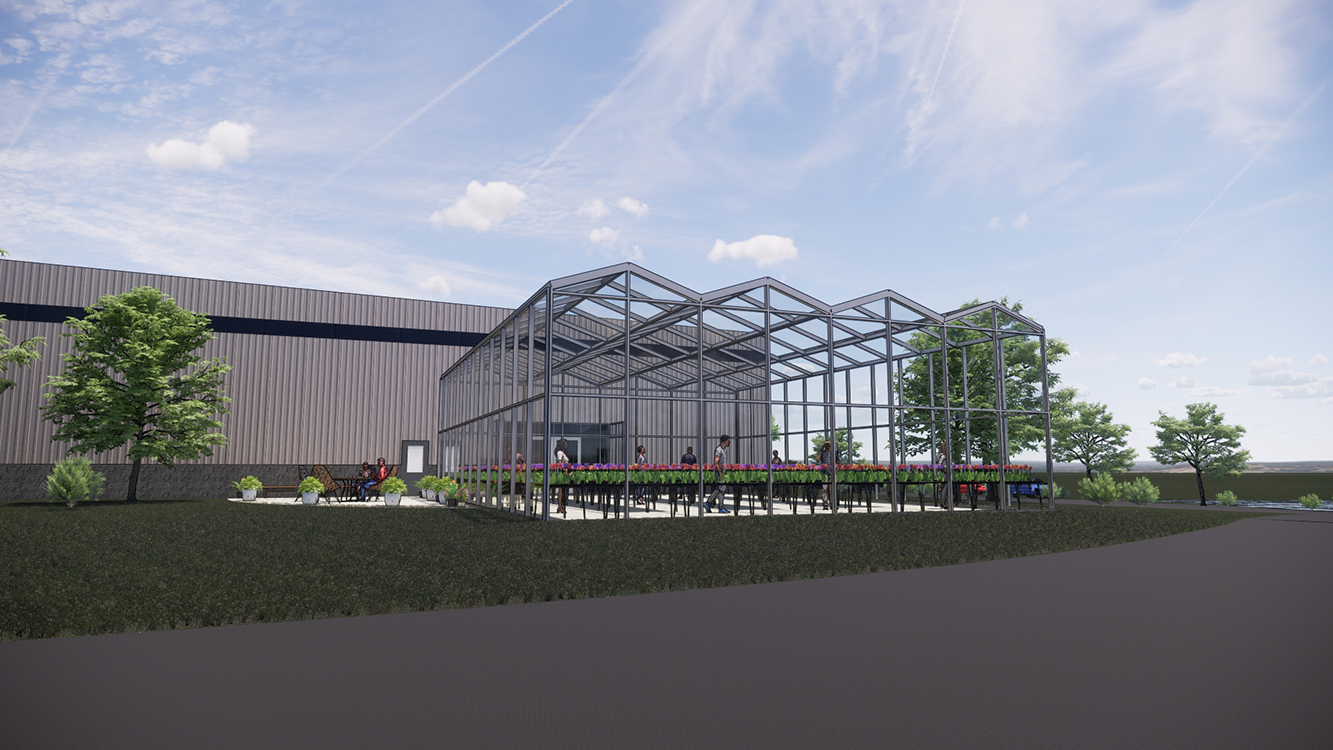 DRAMM Greenhouse rendering