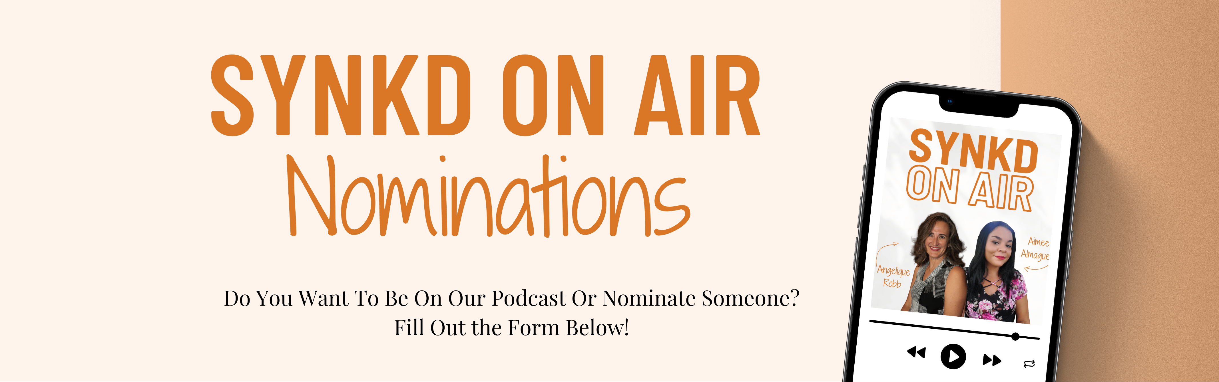 SYNKD On Air Nominations SYNKD On Air Nominations